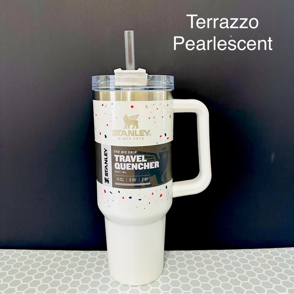 Stanley Other - Stanley 40oz Stainless Steel Adventure Quencher Tumbler Terrazzo Pearlescent